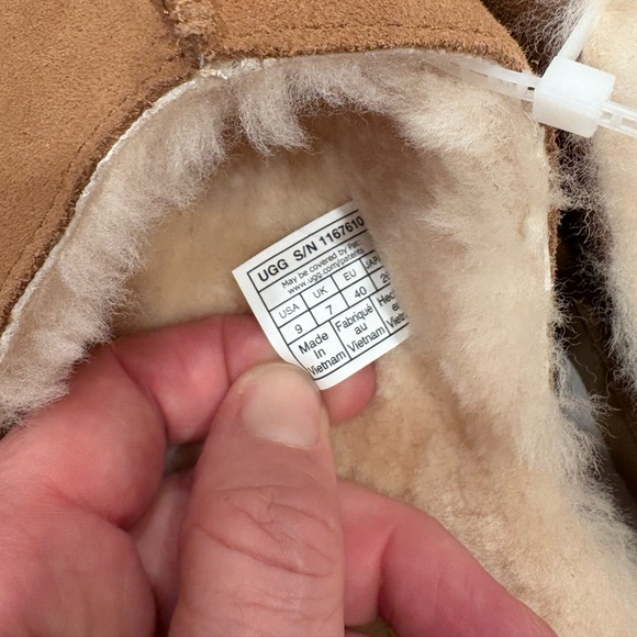 New UGG Chestnut Suede greenport  Slide - Picture 4 of 6